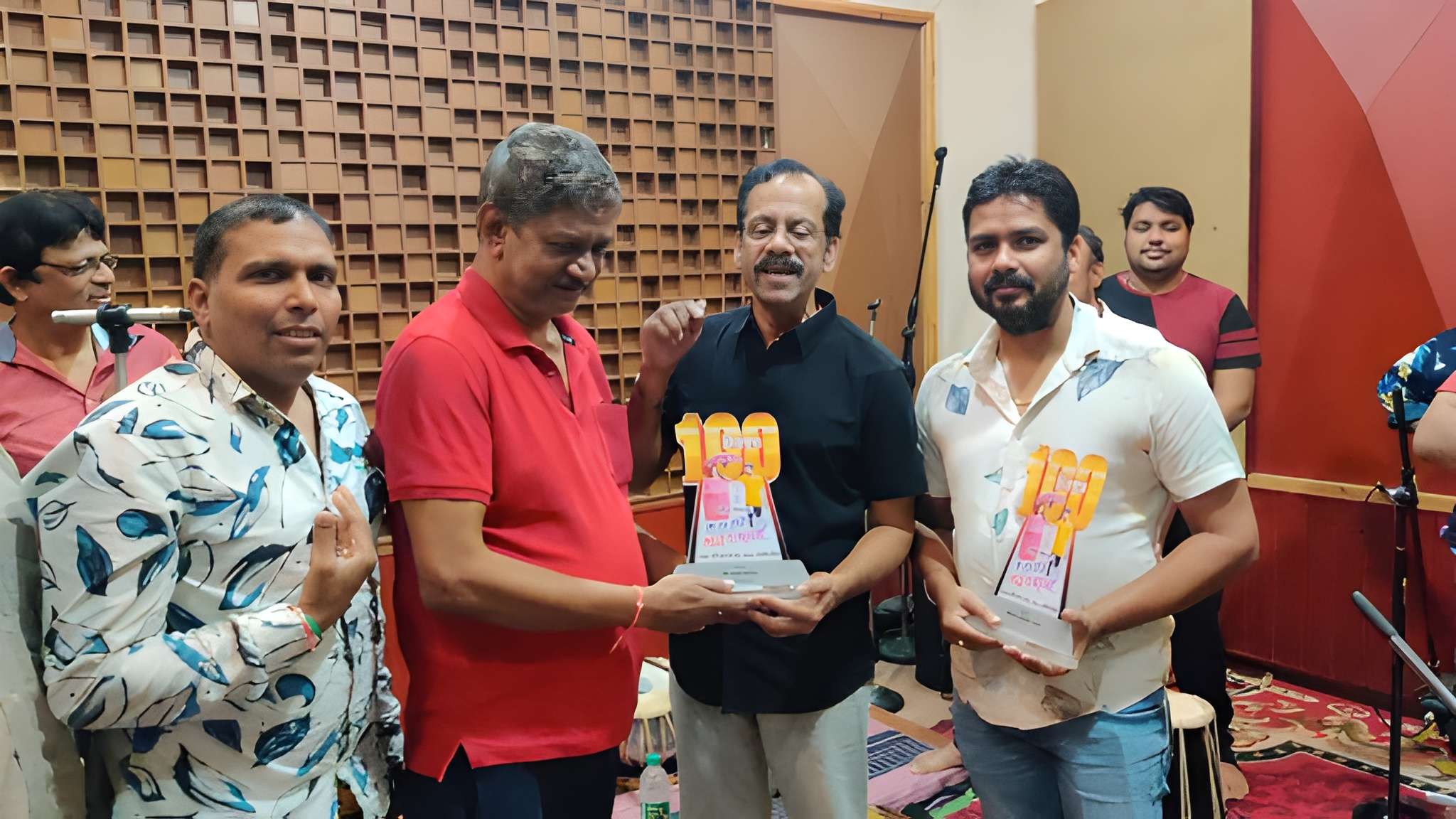 Milan Studios recording session in Cuttack Odisha