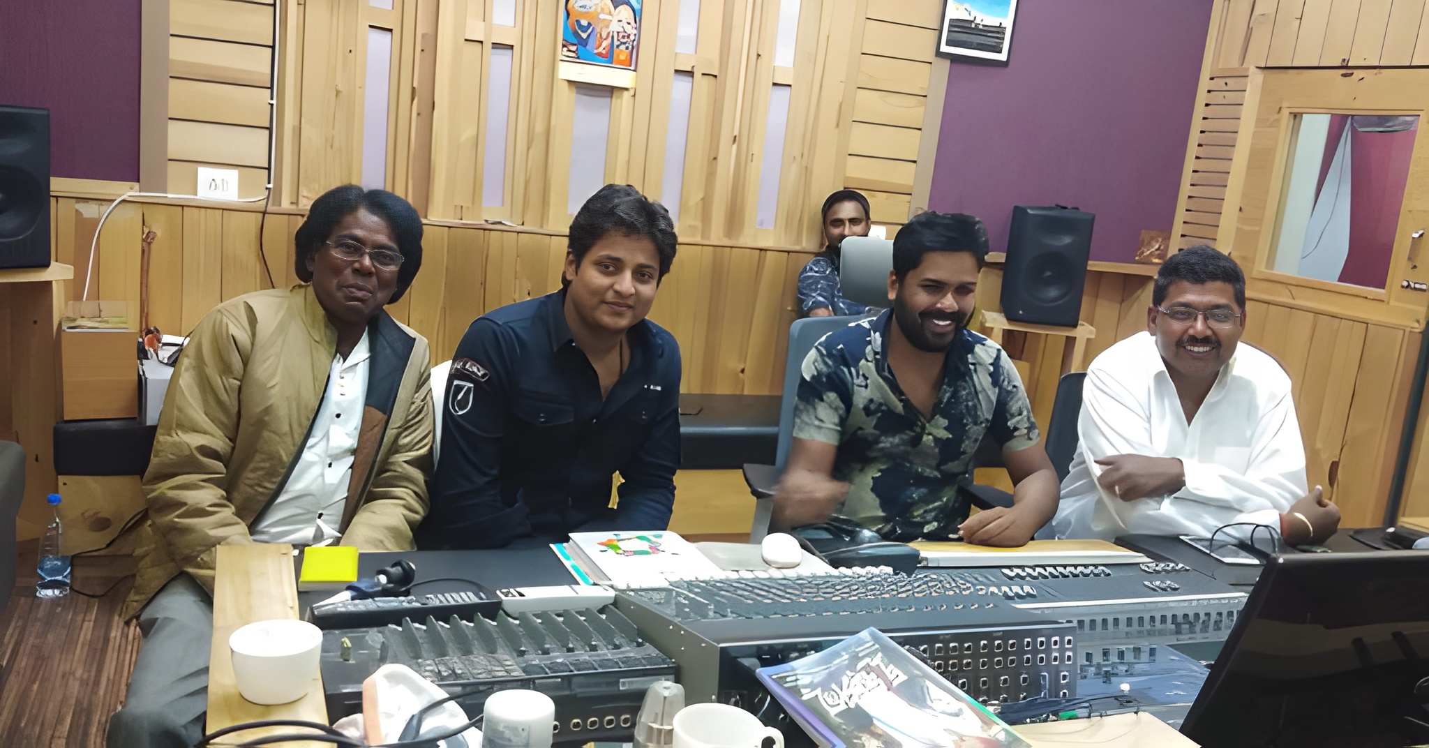 Film audio production session at Milan Studios Odisha