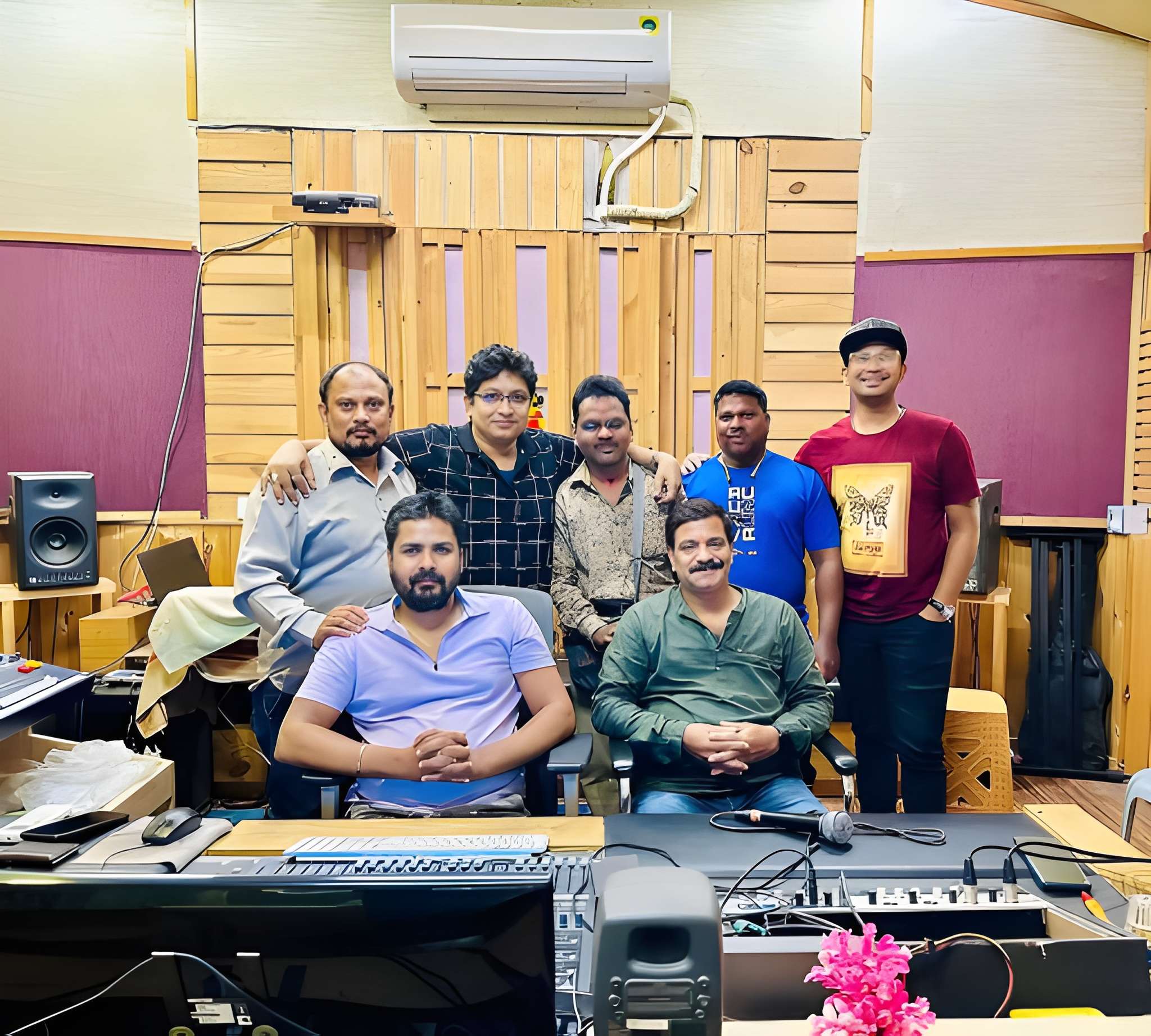 Recording studio environment at Milan Studios Odisha